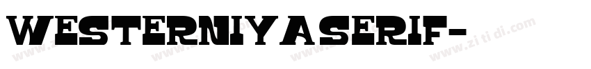 Westerniya Serif字体转换